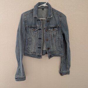 Vintage American Eagle Cropped Jean Jacket 00s Y2K Size XS